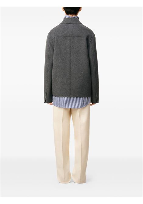 boxy buttoned jacket man grey AMI PARIS | HJK844.WV0022055